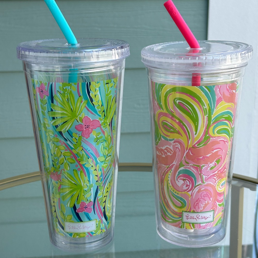 2 Lilly Pulitzer Tumblers